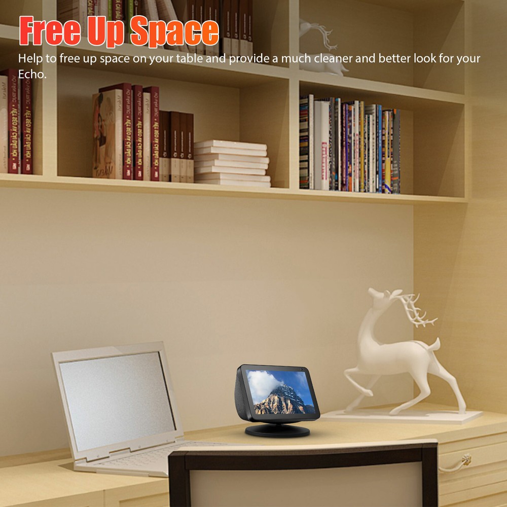 360° Magnetic Speaker Docks Adjustable Tilting Stand for Amazon Echo Show 5/8