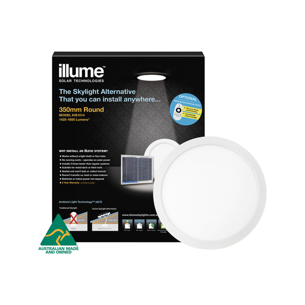Illume 350mm Round Flush Mount Skylight Alternative
