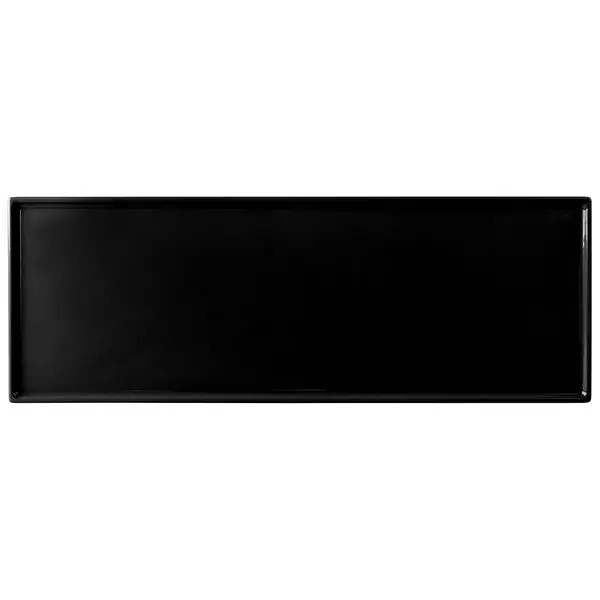 TableCraft CW2107BK Rectangular Full Size Cooling Serving Tray - Black