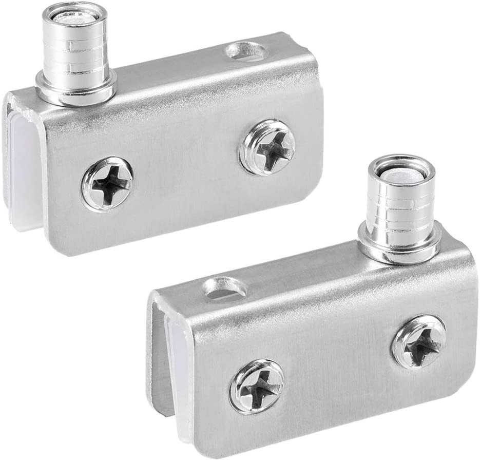 Metal Door Hinges Pack Pivot Accessory Adjustable Clip Cupboard