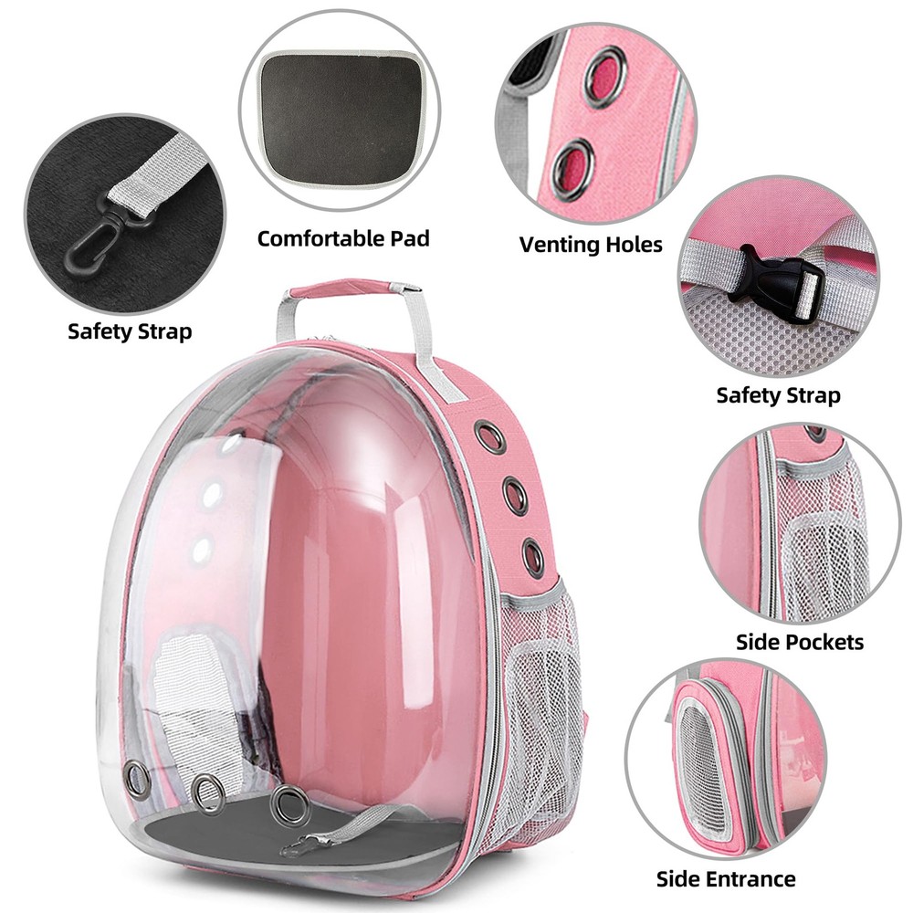Pet Backpack Carrier,Bubble Backpack Cat Carrier,Pets and Small Dogs,Space Ca...