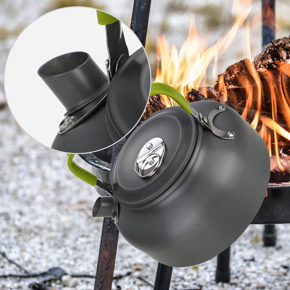 10PCS Camping Cookware Mess Kit for Backpacking Gear – Camping Cooking Set
