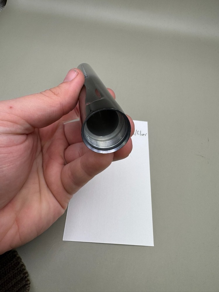 Evil PB Pipe Paintball Barrel Tip-Black/Silver 12 inch