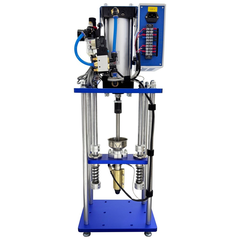 Lab Small Vertical Pneumatic Injection Molding Machine with Pressure Gauge 110V