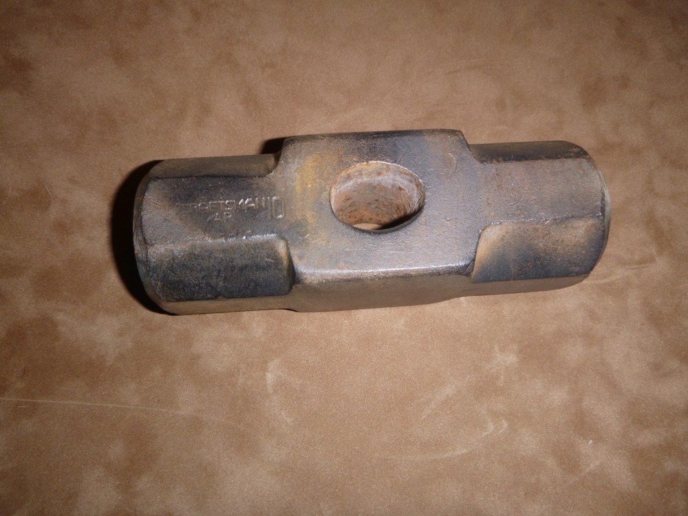 CRAFTSMAN - 10# - SLEDGE HAMMER HEAD  BLACKSMITH - Very Good