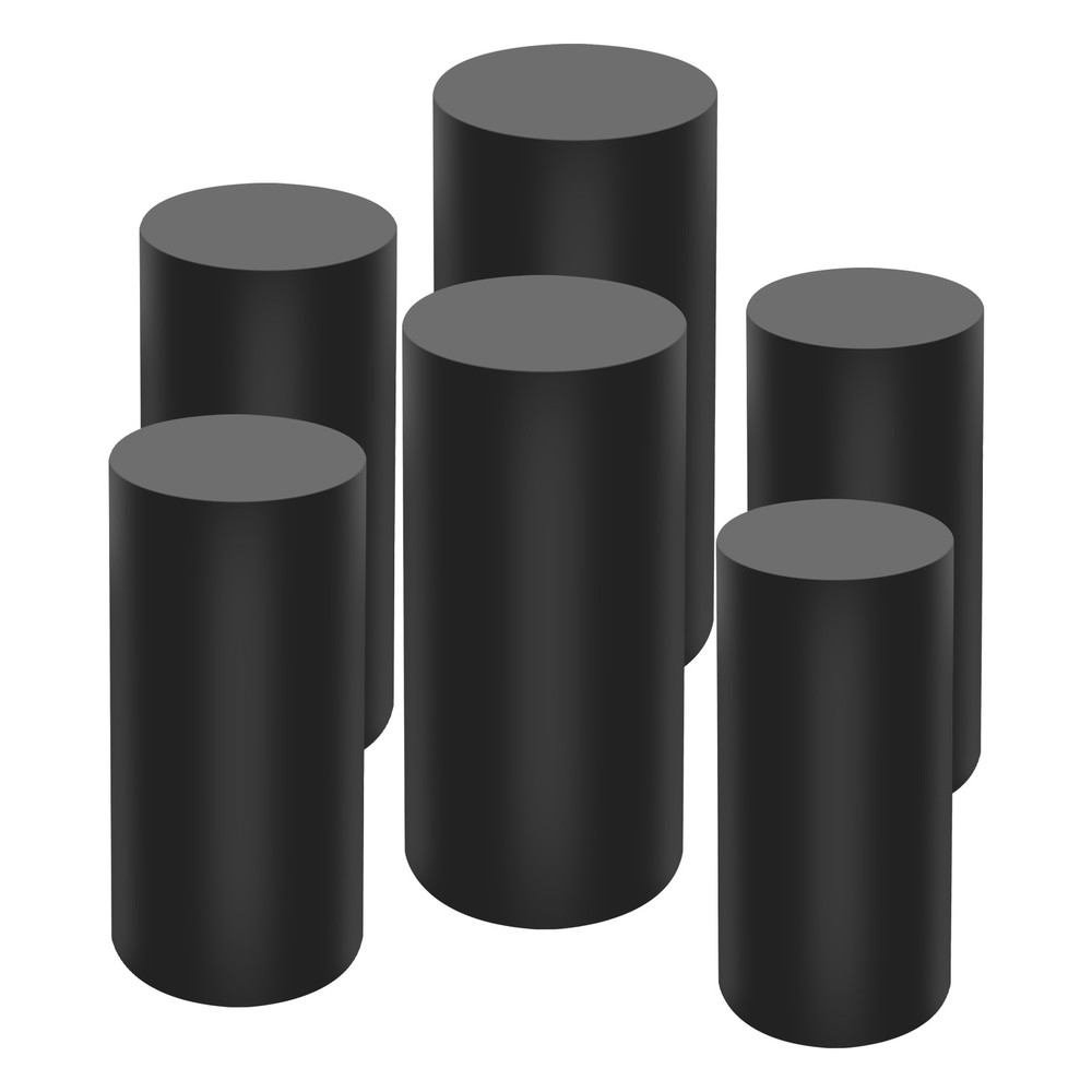 6pcs Multi-purpose Metal Display Stand Round Column Riser Retail Wedding Party