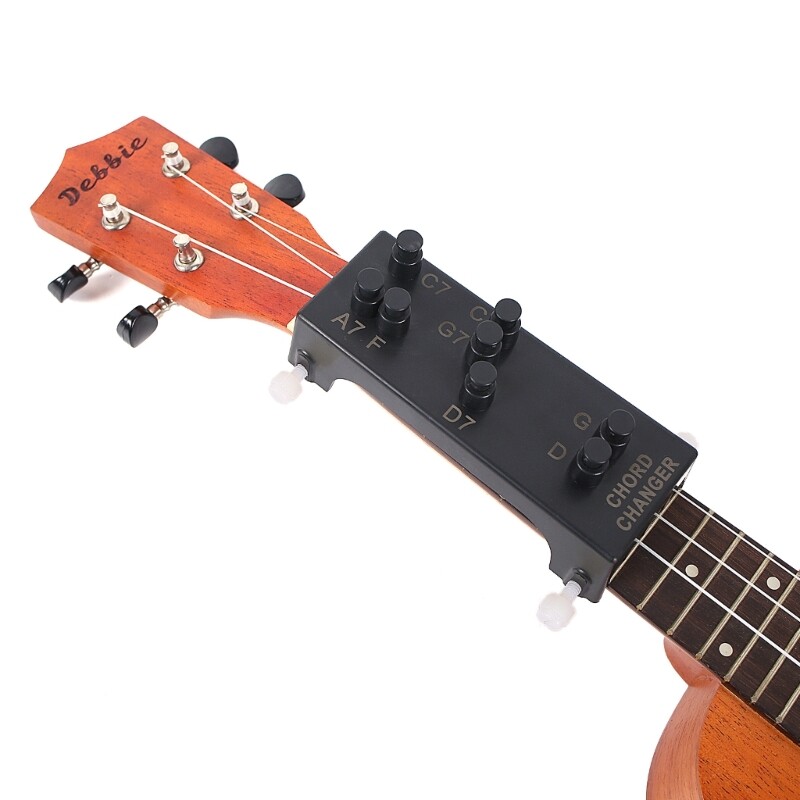 Ukulele Chord Trainer with 8 Buttons Learning Tool for Guitar Lover Beginner