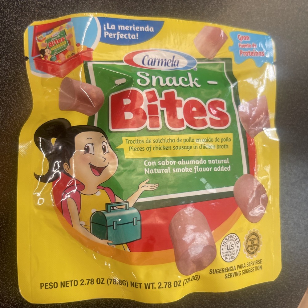 Snack Bites Salchicha Carmela