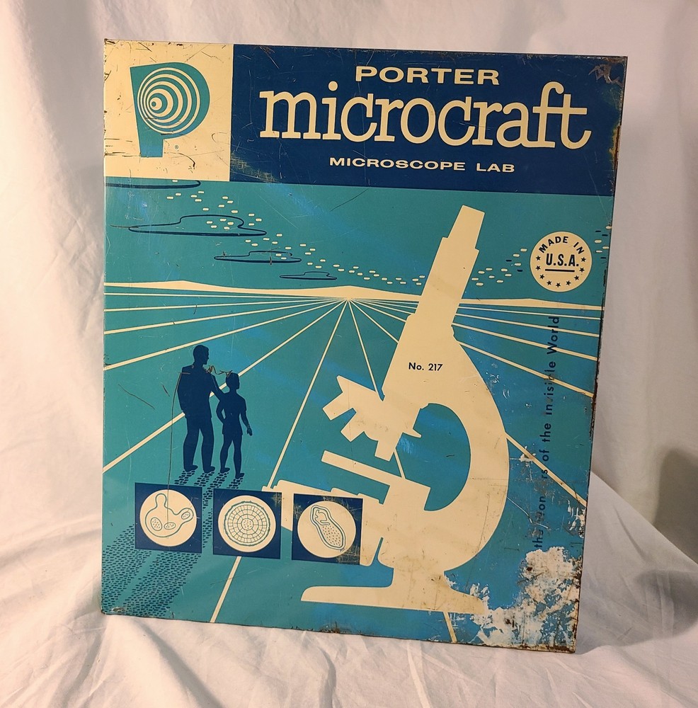 Vintage Porter Microcraft Microscope Lab