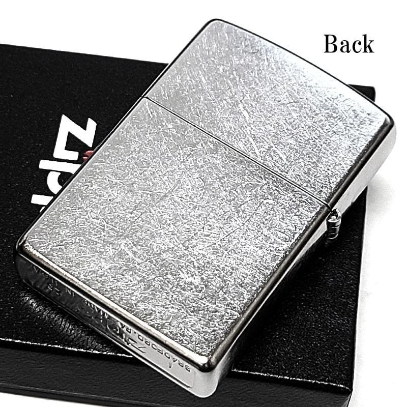 Zippo Garage Woman Silver Street Chrome One Sided Processing Lighter Regular