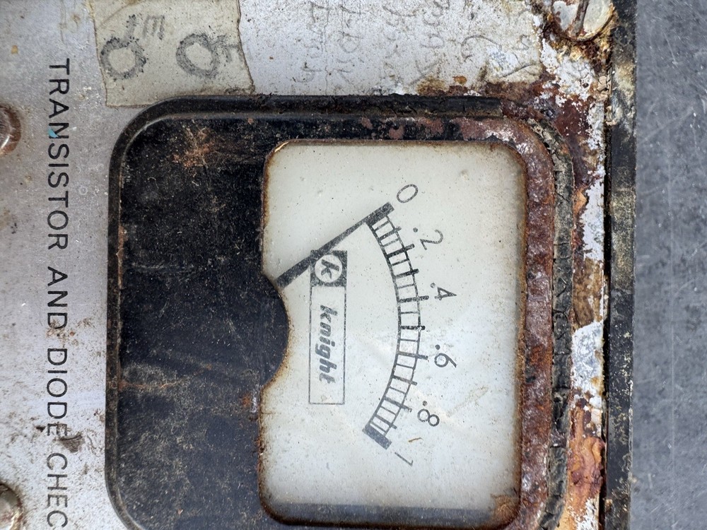 VINTAGE KNIGHT KIT Transistor and Diode Checker Rough As Is