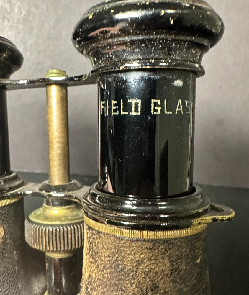 Vintage La Ville Binoculars from Paris with Case