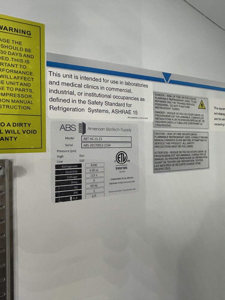 ABS Lab Fridge