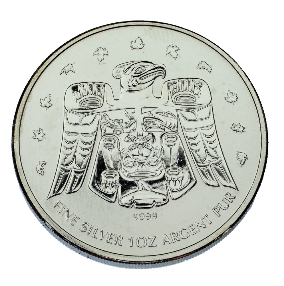 2009 Canada 1 oz Silver Thunderbird Totem, 2010 Vancouver Olympics