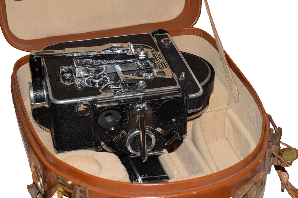 Movie Camera Bolex H16 Reflex wit Case Mint