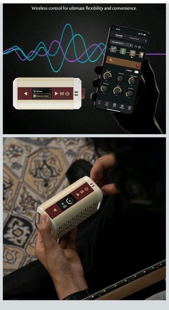 Hotone Multifunctional Modern Mini Modeling Amplifier BT Guitar Bass IR Cabinets
