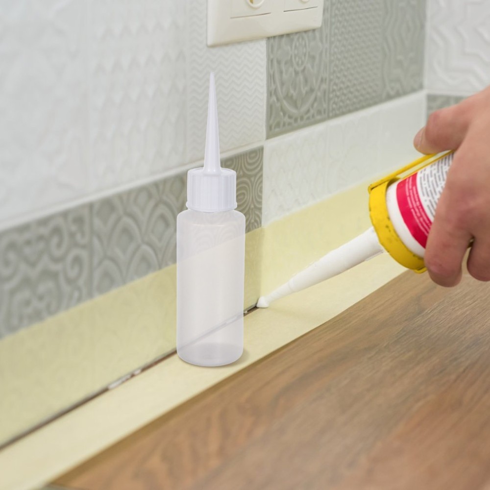 100 Pcs Sewing Agent Bottle Squeeze with Needle Tip Nozzle Fine Bottles