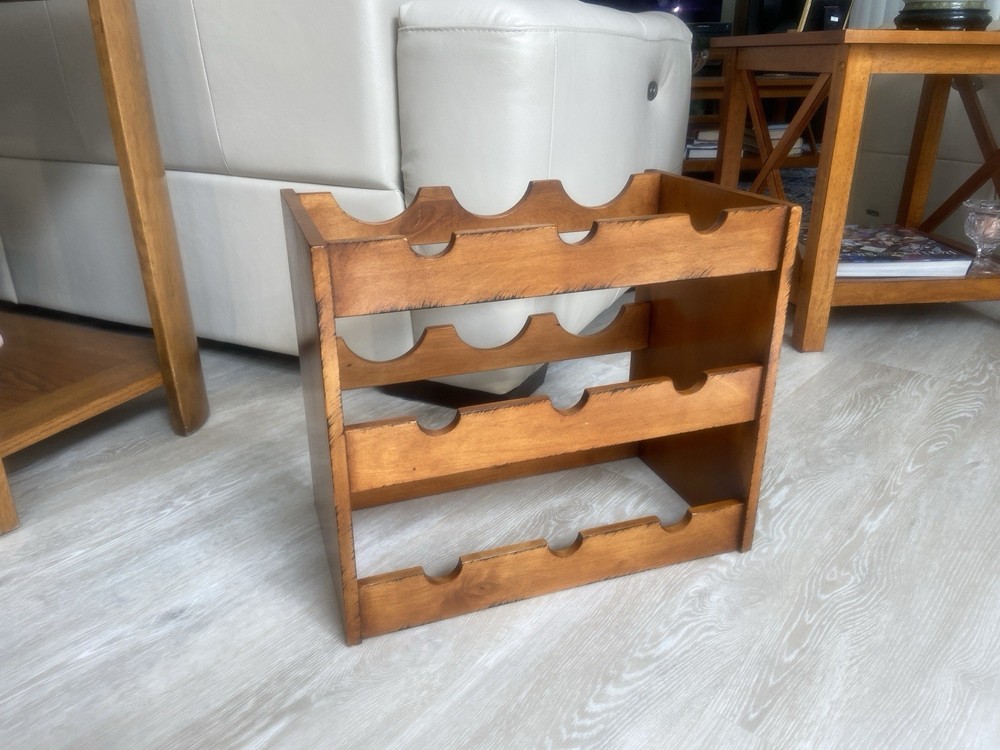 Wine Rack Mid Century Modern Vintage Nice