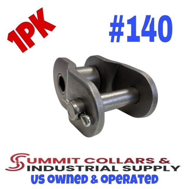 #140 Offset Half Link for Roller Chain Single Strand (1PK)