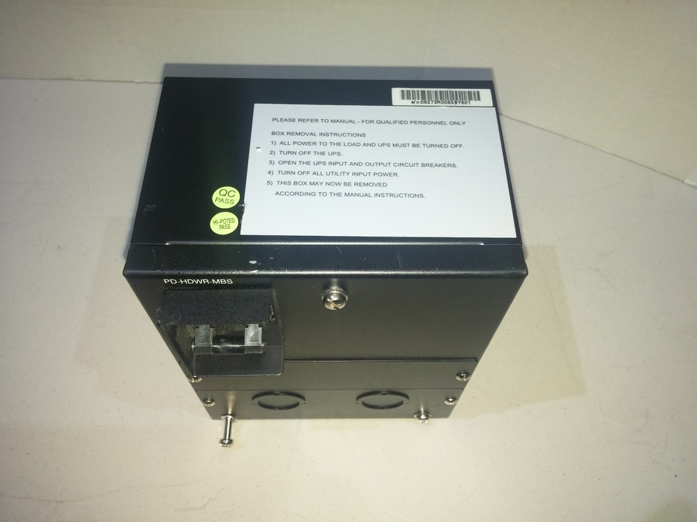 Liebert Power Distribution Unit 30A 250V Breaker Panel PD-HDWR-MBS