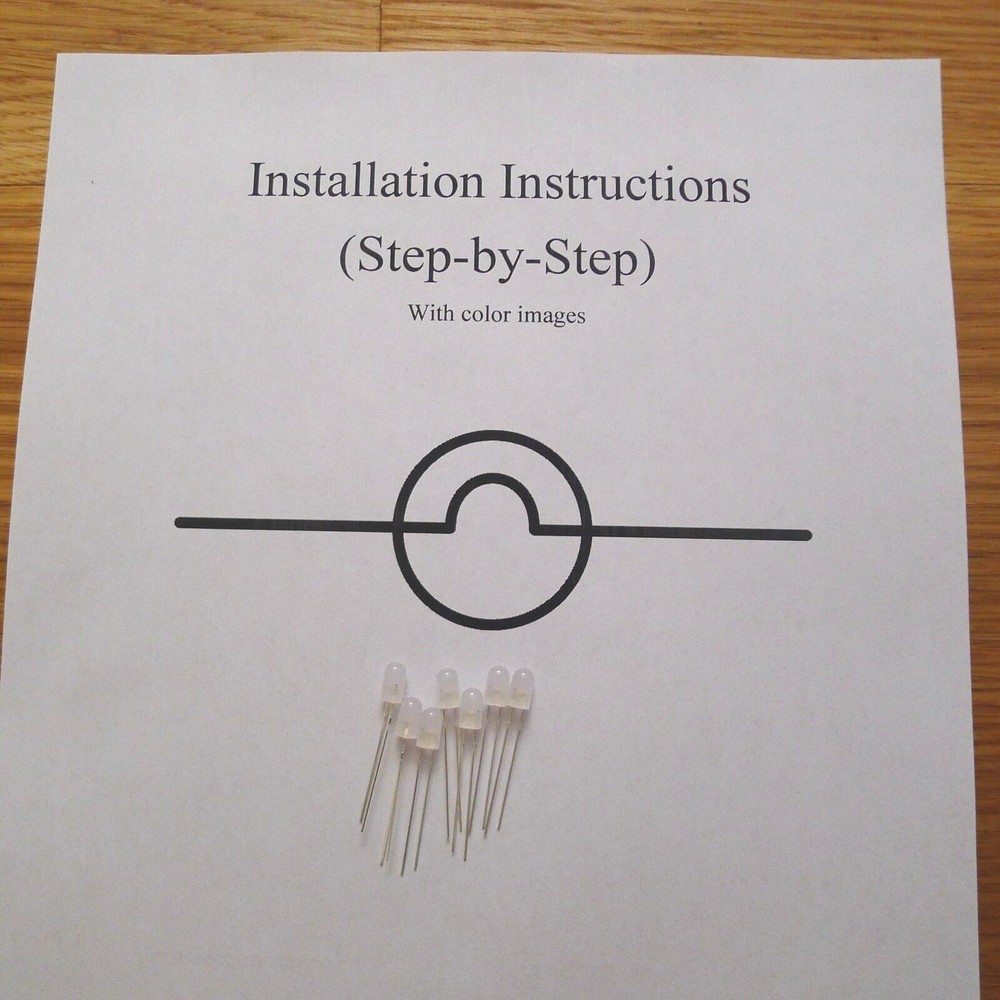 McIntosh C710 replacement LED Lamps bulbs lights kit set with instructions