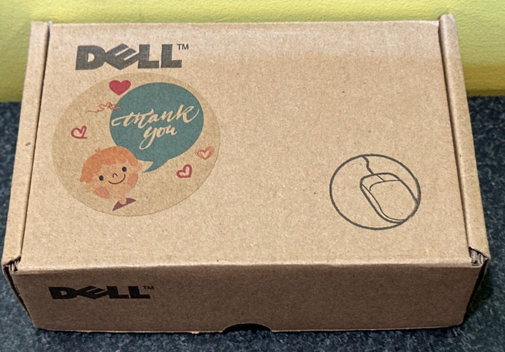 DELL Optical USB Mouse Black w/Scroll Wheel Model MS-111P *NEW* | O445