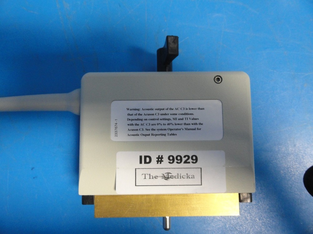 2002 GE AC-C3 Convex Array Replacement Probe for Acuson XP-128 & Aspen ~ 9929