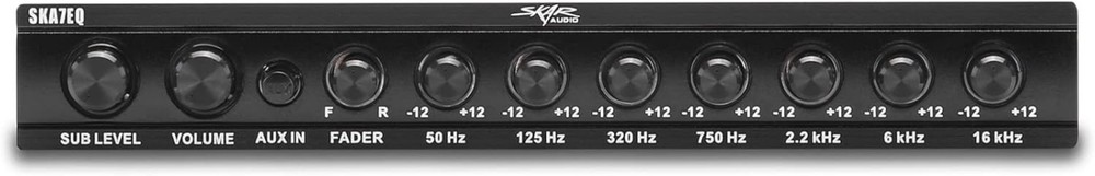 Compact 1/2 DIN 7-Band Pre-Amp Equalizer - Elevate Your Car Audio Experience