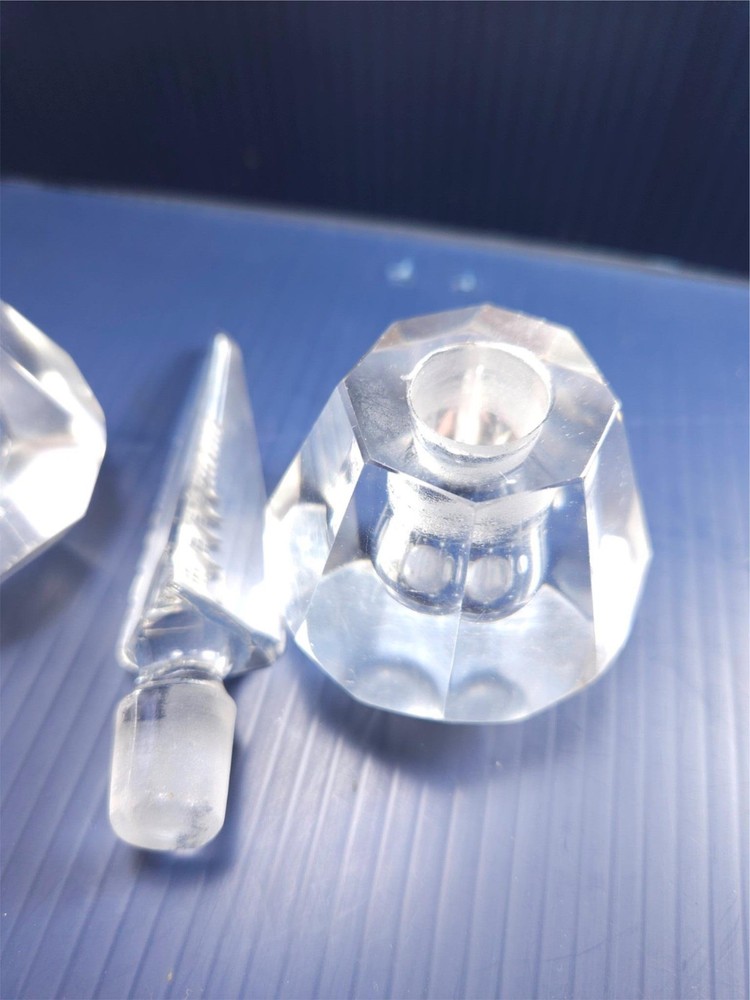 Two Glass Perfume Bottles