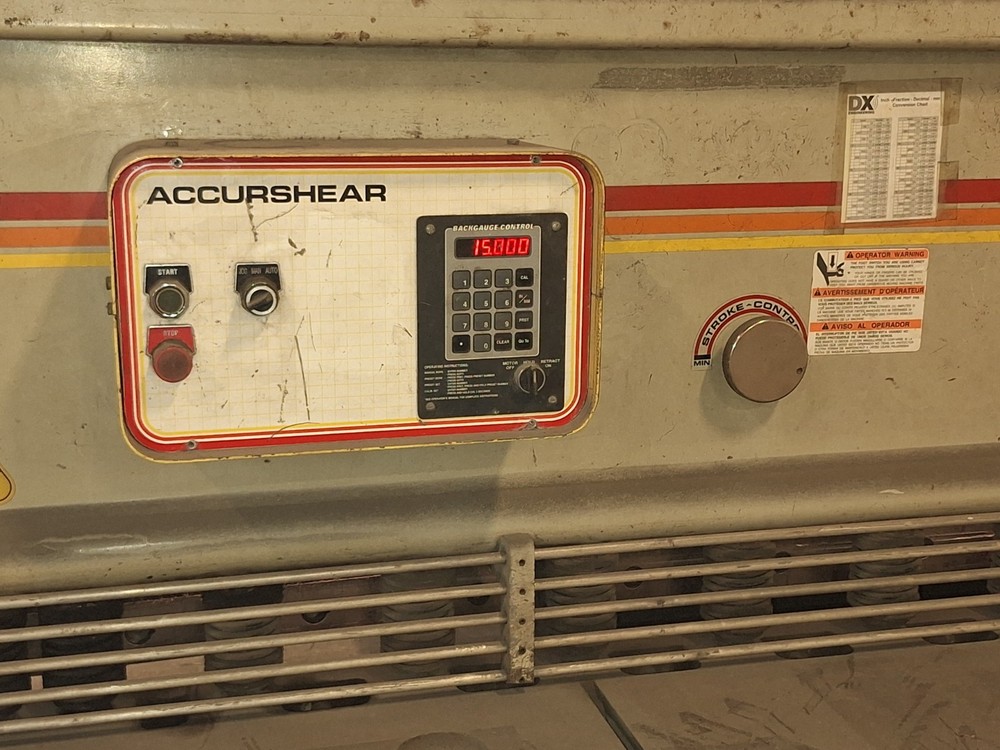 Accurshear hydraulic shear