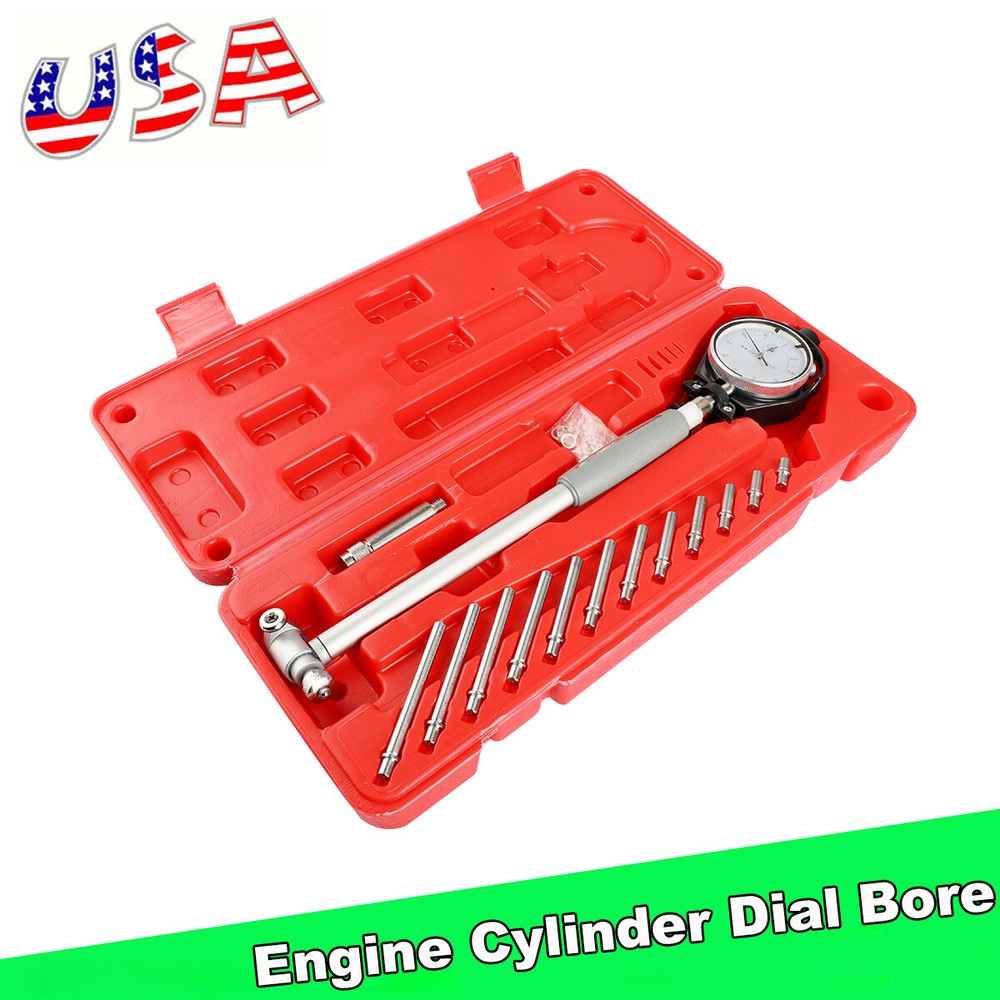 Engine Cylinder Tool 2" to 6" Dial Bore Gauge Gage Indicator Resolution 0.01"