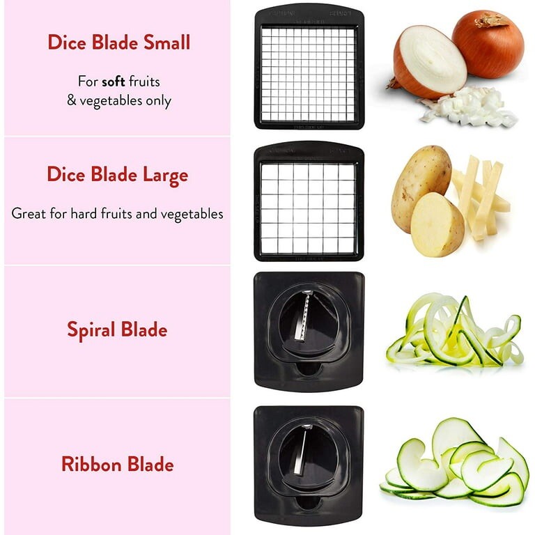 Vegetable Chopper, Food Chopper, Onion Chopper with Container