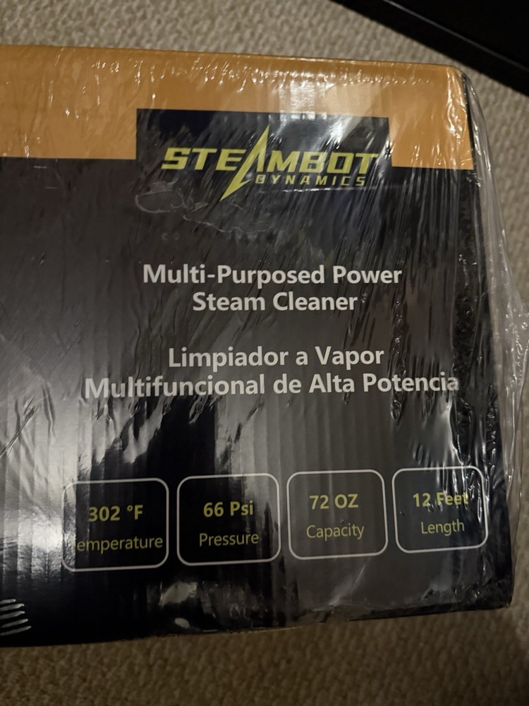 Steambot Dynamics Multi-purposed Steam Cleaner New In Box