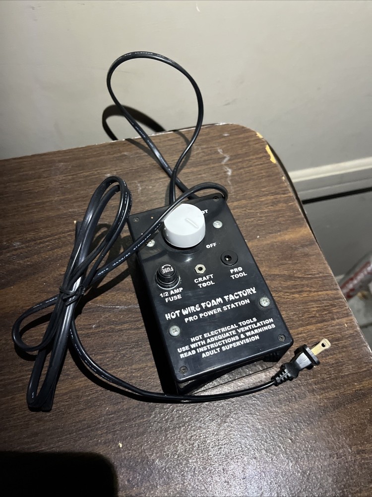 Hot Wire Foam Factroy - Variable Power Supply. Hot, Warm
