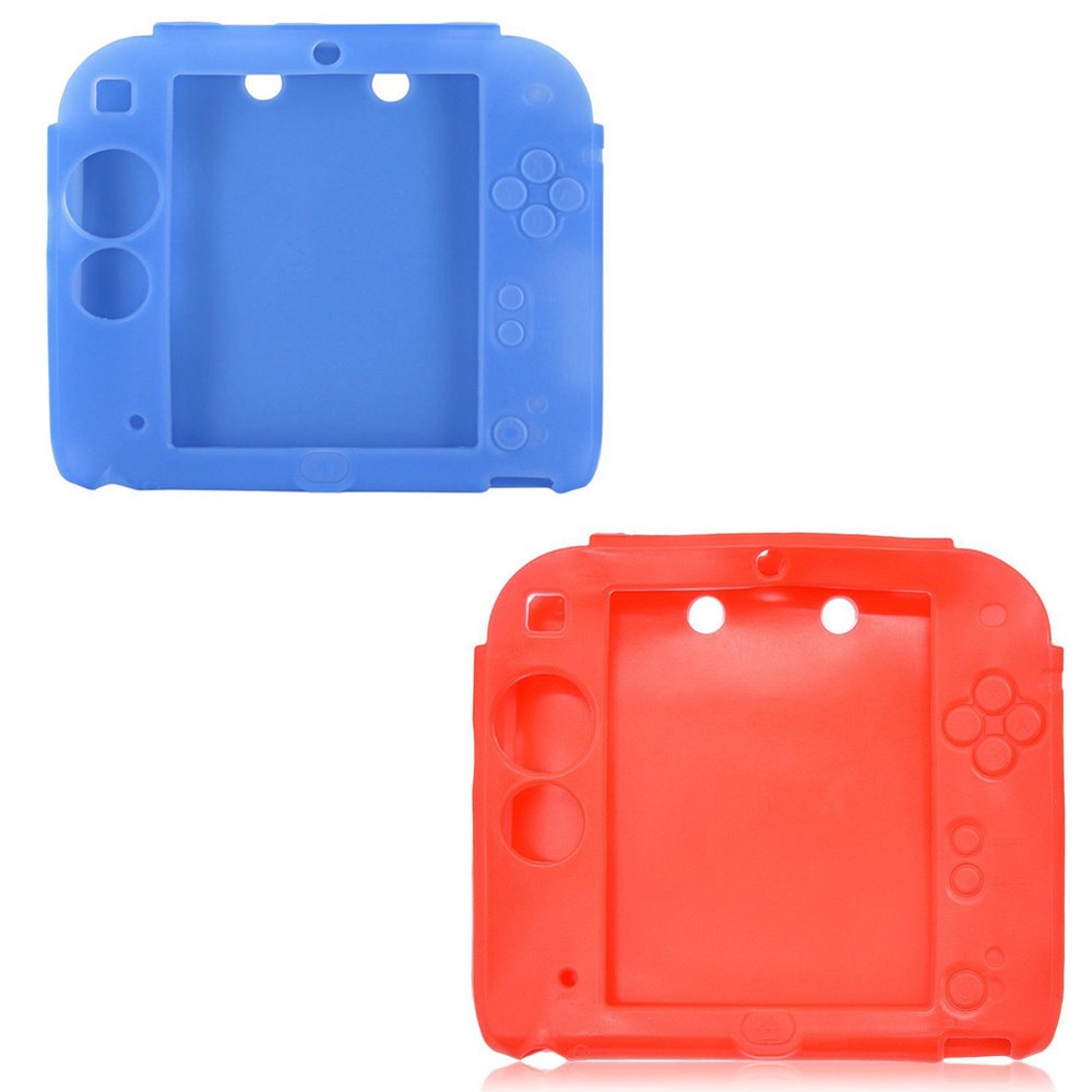 Nintendo 2DS Game Machine Protective Case Soft Silicone Rubber Gel Leather Case