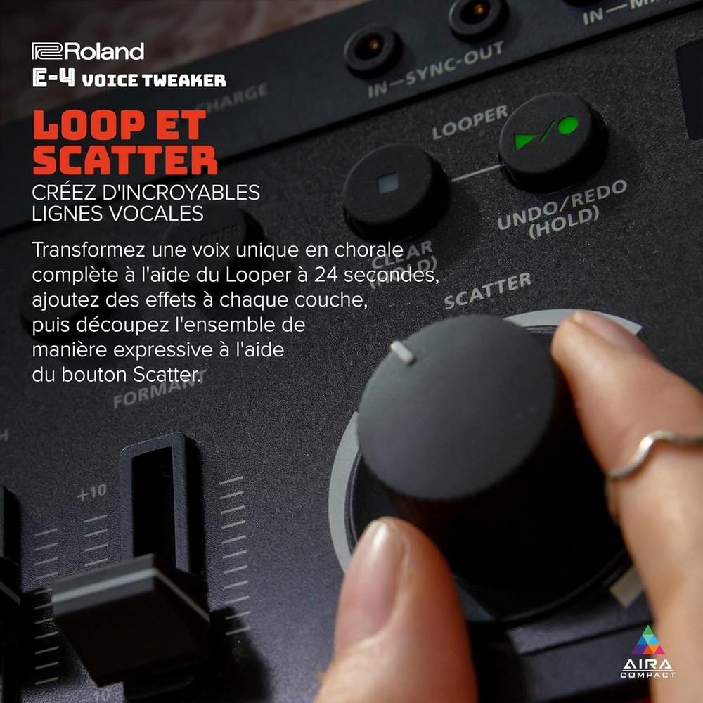 Roland E-4 Voice Tweaker Aira Compact Vocal Effector