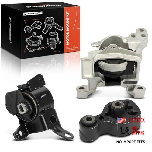3PCS Engine Motor Mount and Transmission Mount and Torque Strut Mount Set