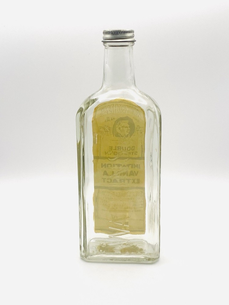 Watkins Double Strength Imitation Vanilla Extract Vintage Bottle EMPTY