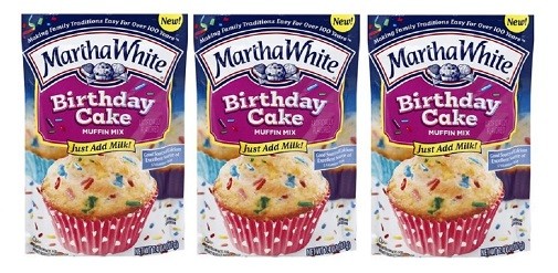 Martha White Birthday Cake Muffin Mix 3 Pack