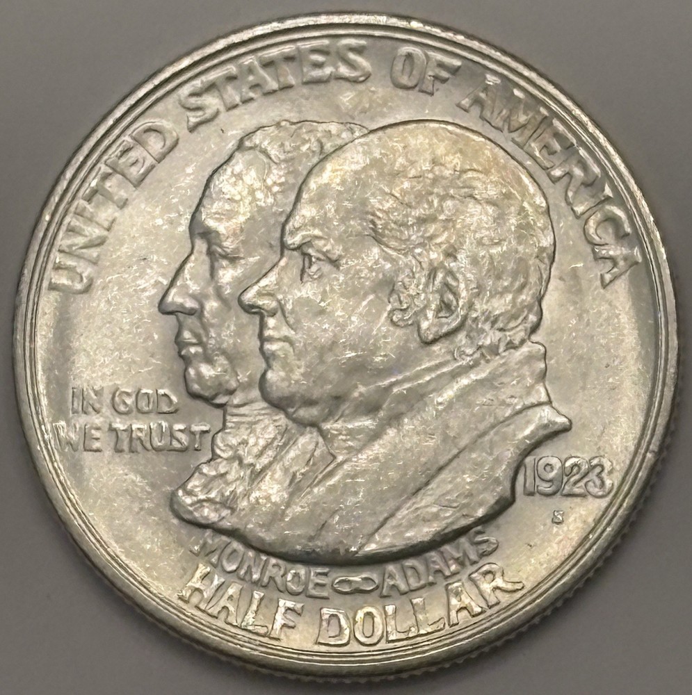 1923-S Monroe Commemorative Half Dollar — Uncirculated MS 🔥 Video!