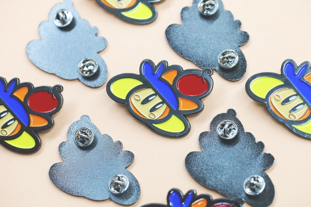 Kirby & Waddle Dee Custom Enamel Pins Nintendo
