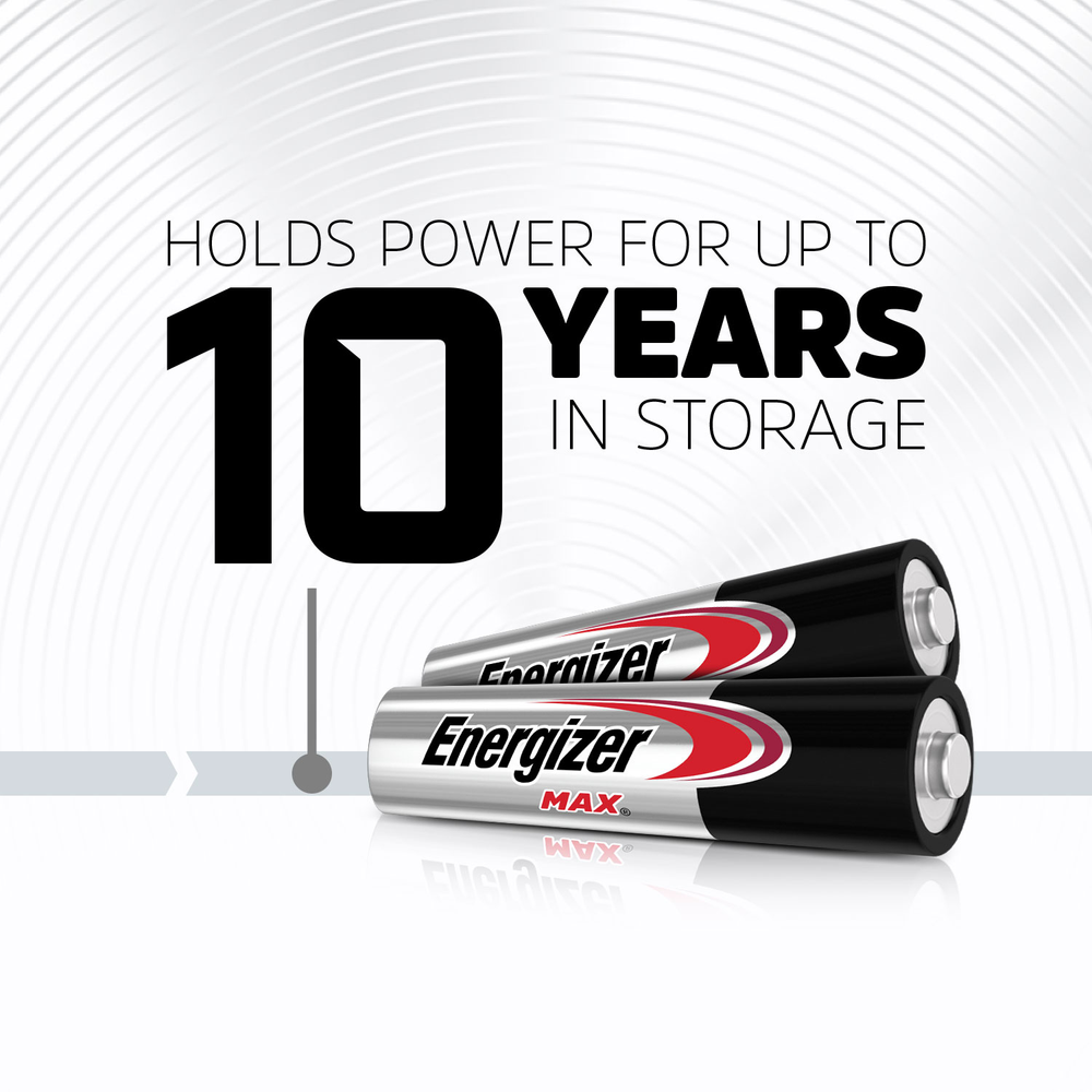 Energizer MAX AAA Batteries (8 Pack), Triple A Alkaline Batteries