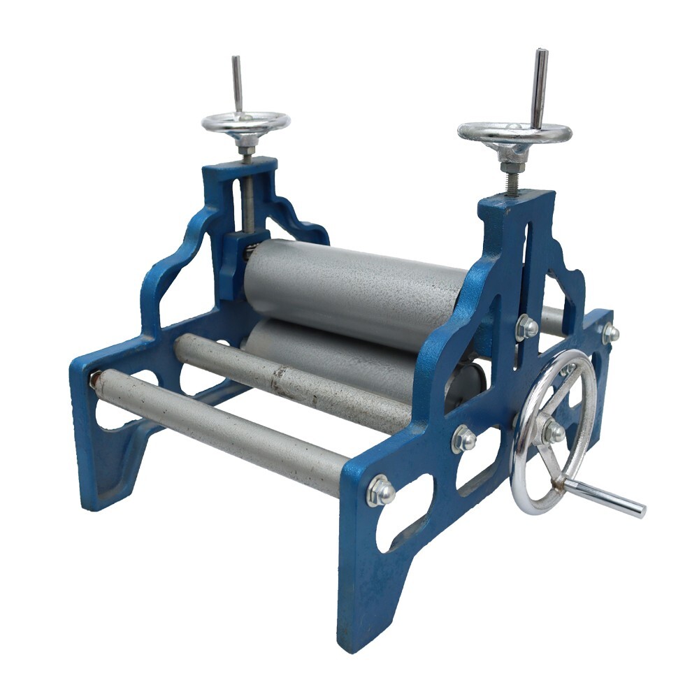 Manual Slab Roller Printmaking Machine Tabletop Adjustable No Shims Tool