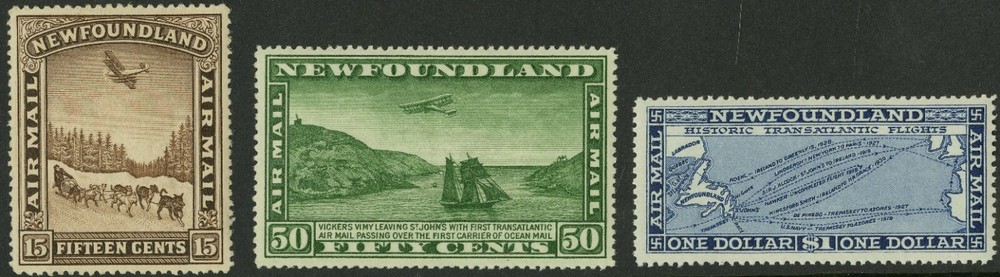Newfoundland  1931   Unitrade # C6-C8    Mint Never Hinged