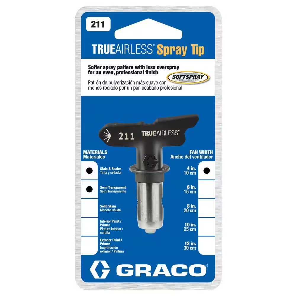 Trueairless 211 0.011 Paint Sprayer Tip