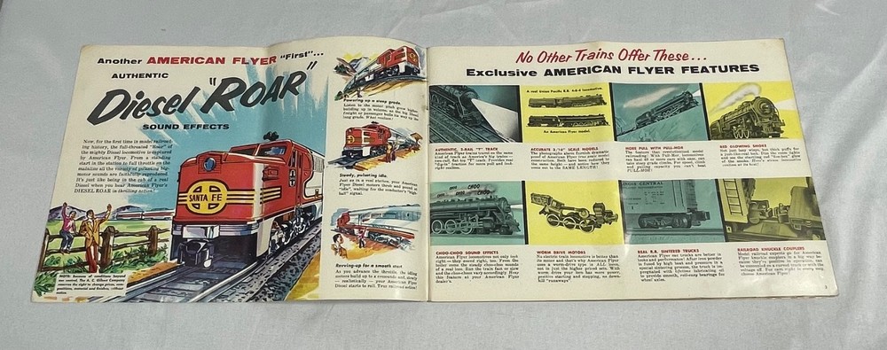 American Flyer by Gilbert 1955 Model Train Catalog