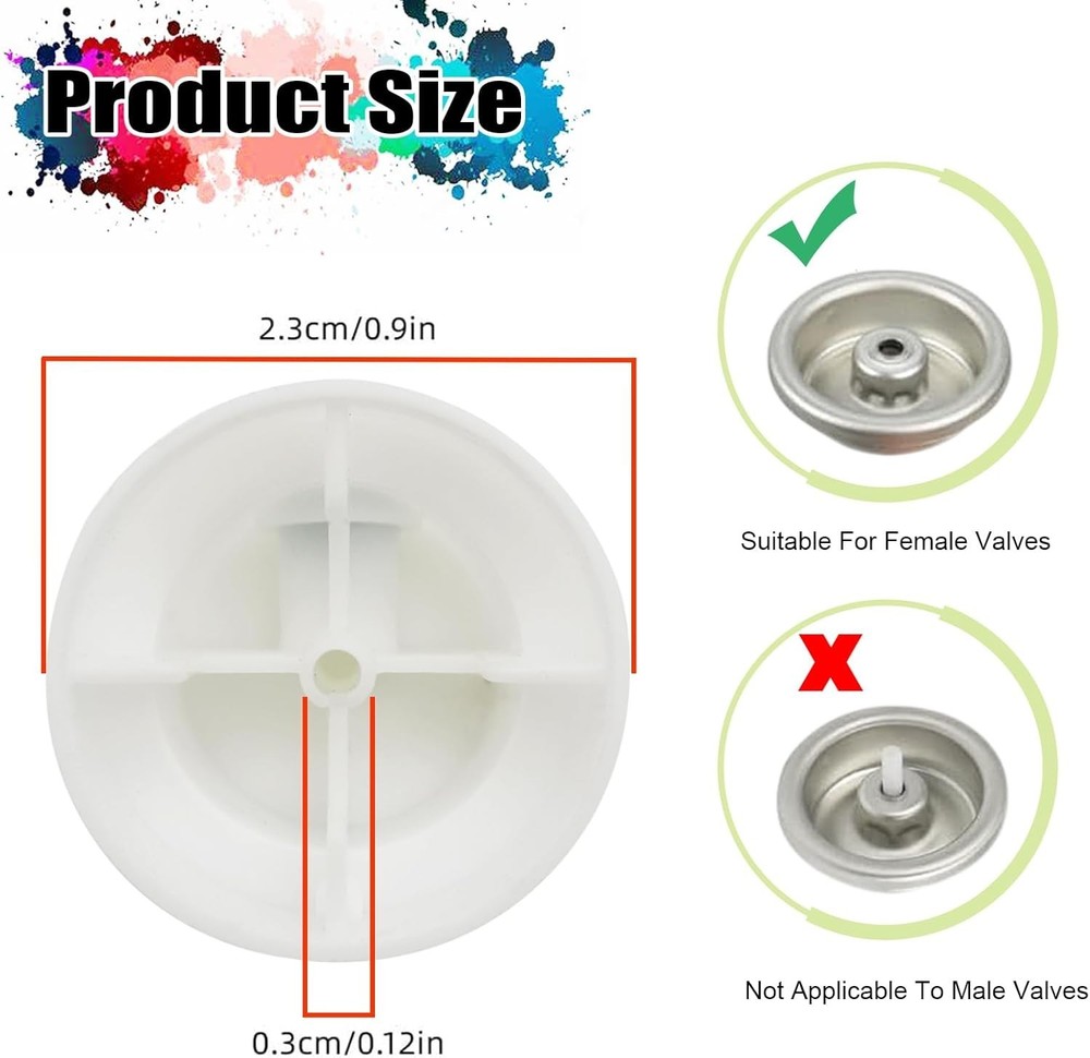 30 High-Density Nozzles for Spray Cans - Transform Your Art Projects Today