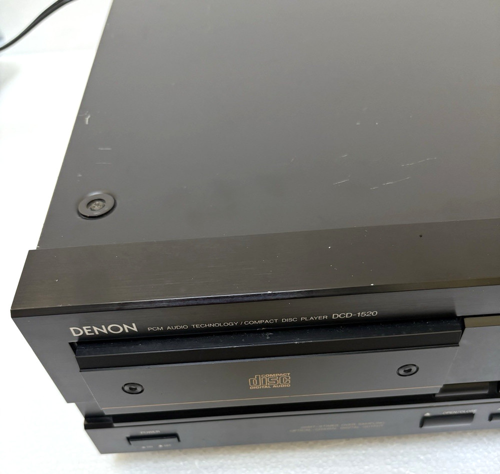 Denon DCD-1520 CD Player Tested & Working! READ!