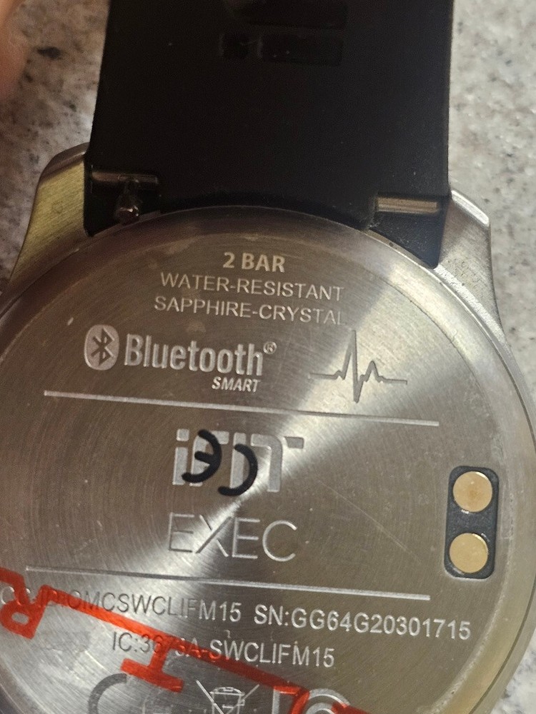iFit EXECUTIVE Black Watch. CLEAN NO CHARGER.