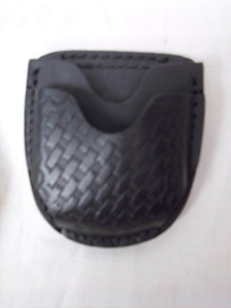 BOSTON OPEN TOP HANDCUFF CASE BASKETWEAVE